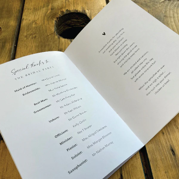 Foiling Wedding Booklets - Image 3