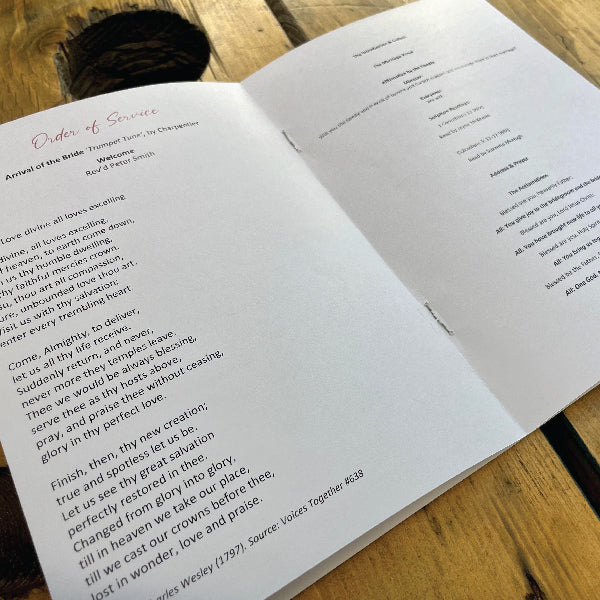 Foiling Wedding Booklets - Image 4