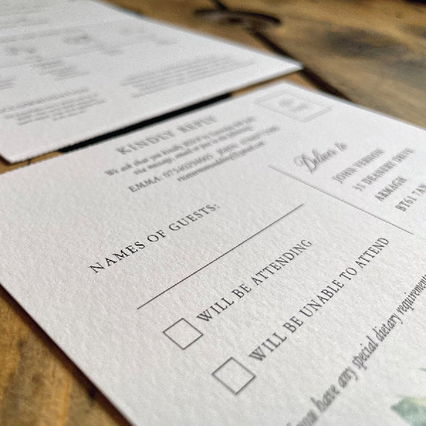 Wedding RSVP Card - Image 3